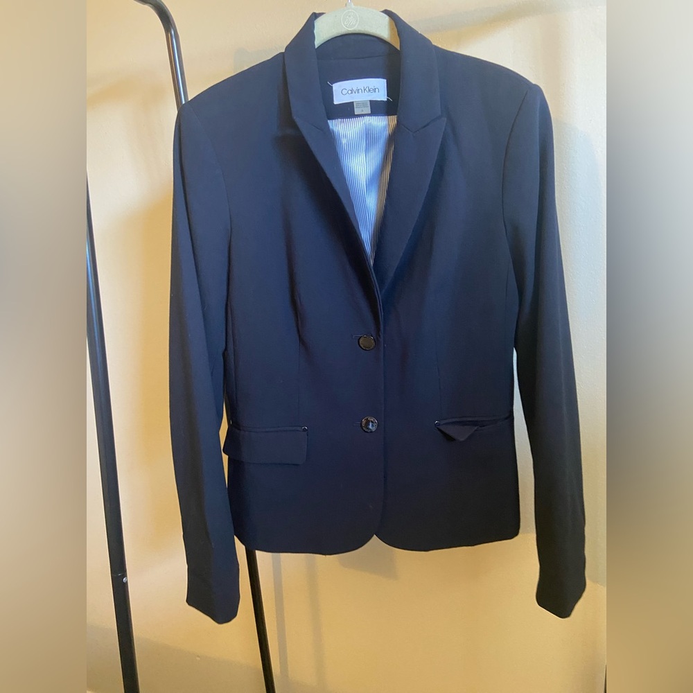 Calvin Klein Women's Navy Blazer
